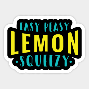 ezpz lemon squeezy Sticker